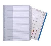 Esselte-leitz 12760000 trieur blanko a4 15 onglets en polypropylène (gris) G