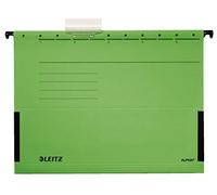 Esselte Leitz 19863055 Lot de 5 dossiers suspendus latéraux en carton Alpha avec porte-étiquette (Vert) (Import Allemagne)