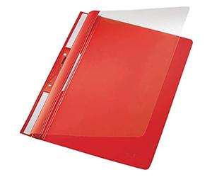 Esselte-Leitz 4190/4190-00-25 Chemise à lamelle en plastique 252 x 315 mm (Rouge)