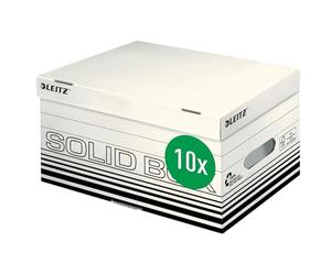 Esselte Leitz Archiv Container S A4 avec couvercle rabattable en carton ondulé Blanc