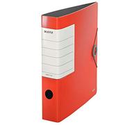 Esselte-leitz classeur solid, la poussière, format a4, fin (rouge)