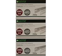 Esselte Leitz Juwel Agrafes galvanisées 2000 agrafes par boîte 3 Packungen (4 mm)