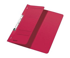Esselte-leitz schlitzhefter, 1/2 avant, couverture, crochet, kfm. a4 en carton, rouge