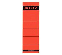 Esselte Leitz Spine Labels Self-Adhesive Paper/Short/Wide/Pack of 10 / Red Pack