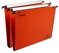 Leitz Dossiers suspendus A4 VisioPlus – Cap. 200/350 f. Fond 15/30 mm Entraxe 330 mm Lot 10 Orange