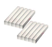 Esselte Lot de 10 tubes cartonnés Standard pour l'archivage Blanc 750 mm