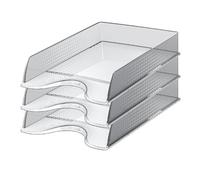 Esselte Fusion 623689 Lot de 10 Corbeilles à courrier Transparent