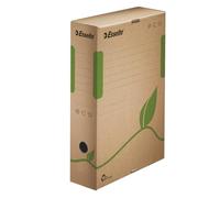 Esselte Boîte d'archivage 623916 80 mm x 327 mm x 233 mm carton ondulé marron incolore
