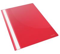 Esselte Lot de 25 pochettes en polypropylène Rouge format A4