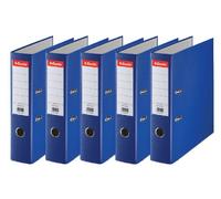 Esselte, Lot de 5 classeurs à levier, capacité 550 feuilles, A4, Bleu
