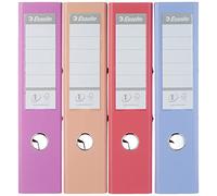 Esselte, N°1 Power, Pack de 10 Classeurs à levier, Assortis Soléa, Dos 75mm, A4, PP, 231040