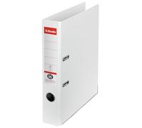 Esselte No.1 Classeur A4 à Levier, 350 feuilles A4 (80g/m²), Dos de 50 mm, 100% Carton Recyclé, Blanc, 627577