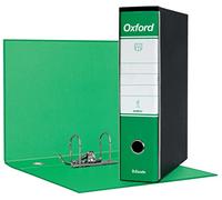 Esselte OXFORD G85 Enregistreur avec étui, avec mécanisme à levier n° 1 en format protocole (23 x 33 cm) avec dos de 8 cm, vert, lot de 6 pièces, 390785180
