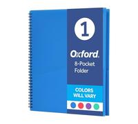 Esselte Oxford Poly dossier de présentation 8 - Lettre Taille - 9.1 X 10.6 X 0,4 (les couleurs peuvent varier) (20-pack)