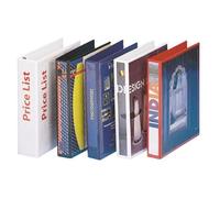 Esselte - Classeur à anneaux Panorama - A4 - 4 anneaux 16 mm - Capacité 140 feuilles - Blanc