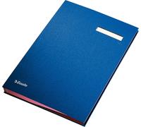 Esselte Parapheur Avec 20 Onglets Cartonnés, A4, Bleu, 621063