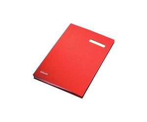 Esselte Parapheur avec 20 Onglets Cartonnés, A4, Rouge, 621062
