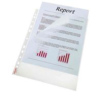 Leitz 23763 Lot de 100 pochettes perforées en plastique Standard Plus A4 grainées (Transparent) (Import Allemagne)