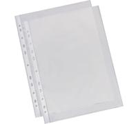 Esselte, Pochettes Plastique Perforée A4, Matière Grainée Mate, Ouverture sur le haut, Polypropylène 43 Microns, Lot de 100, 56171