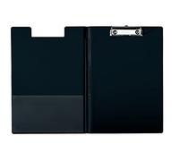 Esselte Porte bloc A4 avec couverture, plastique rigide, noir, 56047