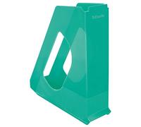 Esselte - Porte-Revues A4, Rangement pour Documents, Catalogues & Magazines, Maison / Bureau, Motif Texturé, Gamme Colour'Breeze, Vert, 626280