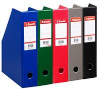 Esselte, porte-revues PVC, Dos de 7 cm, A4, Assorti Classique, Lot de 10, 56010