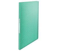 Esselte - Porte-vues A4 avec 60 Pochettes, Capacité 120 Feuilles, Rangement & Présentation de Documents, Maison / Bureau, Motif Texturé, Gamme Colour'Breeze, Vert, 626233