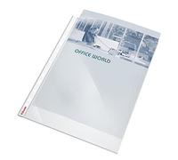 Esselte Pochettes plastiques perforées A4 Quality - PP 55 μm transparentes, ouverture en haut, lot 50