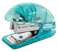 Esselte Rapid - Mini Agrafeuse, Rechargeable par le Haut, Capacité 10 Feuilles, Ôte-Agrafe Intégré, Maison / Bureau / École, Agrafes Incluses, Gamme Colour'Breeze, Bleu, 5001327