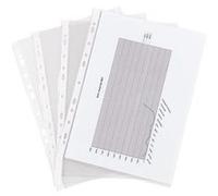 Esselte - sachet de 100 pochettes perforées 75 microns - transparent lisse esselte group 13088 G