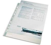 Esselte Pochettes perforées A4 Polypropylène 43 µm transparentes, ouverture en haut – Lot de 100