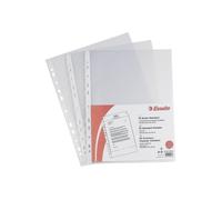 Esselte Standard Pochette perforée A4 transparent ( pack de 50 ) pour P-N: 10105001, 10105015, 10105045, 10105085, 10105095