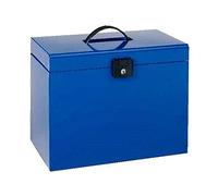 Esselte, Valise de Classement en Metal pour Dossiers Suspendus, A4, Capacité de 15 Dossiers Suspendus, Bleu, 11895