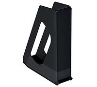 Esselte VIVIDA - Porte-Revues A4 en Plastique Robuste, Rangement pour Catalogues, Magazines et Dossiers, Noir, 628220