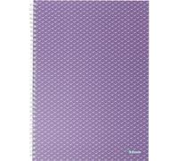 Esselte Wiro Pochettes cartonnées Couleur Breeze A 4 Motif rayé Carnet de notes Violet Violet One Size