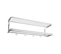 Essem Design Étagère à chapeaux Classic 650 blanc/blanc. 2 niveaux. 100 cm