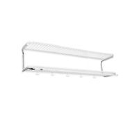 Essem Design Étagère à chapeaux Classic 650 blanc/chrome. 2 niveaux. 120 cm