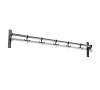 Essem Design Support mural avec crochets Nostalgi 100 cm chrome/noir