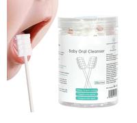 Essen Nettoyeur de langue - Outil de brosse à dents de nettoyage de bouche en gaze douce, ensemble de tampons de soins hygiéniques, accessoire de toilettage doux, applicateur stérile sûr avec design à