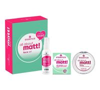 essence all about matt! - Set de maquillage végétalien sans acétone, sans micro plastiques, sans alcool, 1 lot de 3 pièces