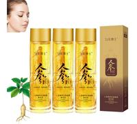 Essence anti-âge au ginseng or polypeptide - Sérum anti-rides - Extrait de ginseng - Essence anti-rides - Raffermissant les peaux affaissées - Tonifiant visage anti-rides (lot de 3)