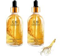 Essence anti-âge aux polypeptides de ginseng et d'or, sérum anti-âge à l'huile de ginseng pour raffermir la peau relâchée et atténuer les ridules