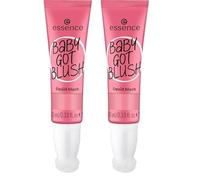 essence Baby Got Bluh Lot de 2 blush liquides n° 10 Rose Résultat express Séchage rapide Naturel, végétalien, sans huile, sans paraben, sans particules de microplastique, Lot de 2 (10 ml)