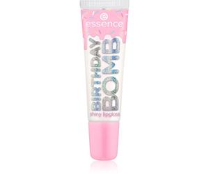 essence Birthday Bomb brillant à lèvres transparent pour un éclat lumineux teinte 01 Cake My Day! 10 ml