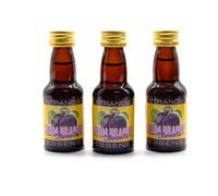 Essence Brandy à la Prune Slivovits - 3x25ml Extrait Sans Alcool | Arôme pour Vodka, Alcools & Cocktails