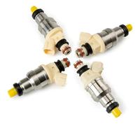 Essence Buse Carburant Lot de 4 injecteurs de carburant INP-470 pour Suzuki Sidekick X-90 1,6 L, Chevrolet Tracker 15710-58B00 195500-2400 Fuel Injector Assembly
