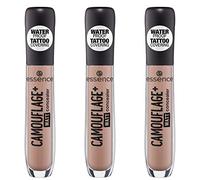 essence CAMOUFLAGE+ Lot de 3 correcteurs mats de tatouage n° 30 Light Honey nude, matifiant, mat, sans huile, imperméables, sans alcool, 3 x 5 ml
