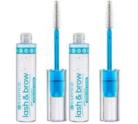 essence cils & brow gel mascara, Wimpernsérum, Transparent, definierend, vegan, ohne particule microplastique, Nanoparticule frei, ohne Parfüm, 1er Pack (9ml) (Lot de 2)