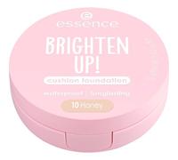 Essence Cosmetics Brighten Up! Cushion Foundation Fond de Teint, Longue Durée, Éclaircissant, Naturel (12g)