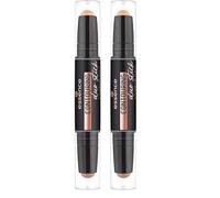 Essence Cosmetics Contouring Duo Stick, Matifiant, Mettant enValeur l'Oeil, Résultat Instantané, Mat 2.76 g (Lot de 2)